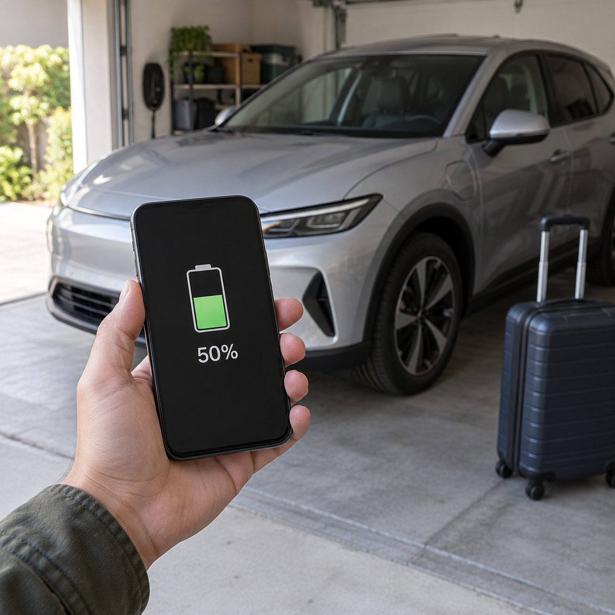 Preparing an electric vehicle for an extended period of parking